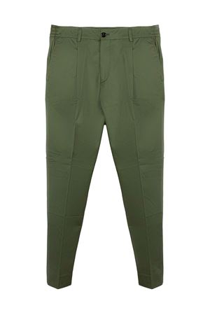 Pantalone in cotone verde BE ABLE | NEWRICCARDOMGOVERDE